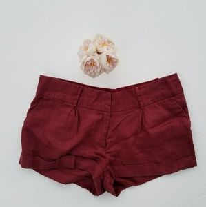 ❌️SOLD ❌️ Charlotte Russe Maroon Shorts